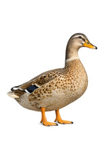 Fototapeta premium Duck Isolated on Transparent Background