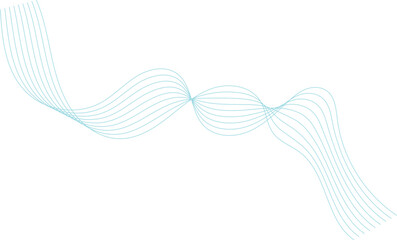 Fototapeta premium Abstract white background with blue gradient waves and flowing vector lines creates a professional motion texture for business technology wallpaper and modern art decoration