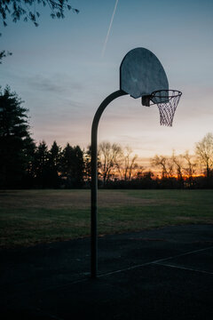 Backboard Against The Sunset
