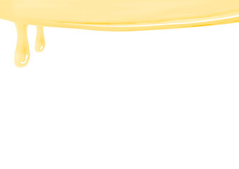 水彩で描いたしたたる水滴のイラスト