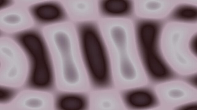 Abstract flowing brown and grey shapes on a soft pink background creating a seamless organic pattern for design