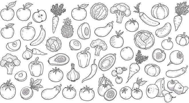 Botanical Linework Harvest