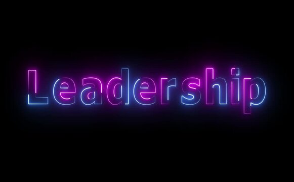 editable text effect leadership 