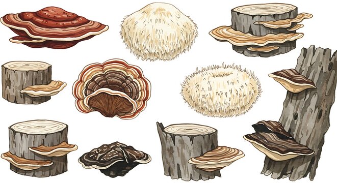 Fungal Forms: A Botanical Study