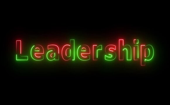 editable text effect leadership 
