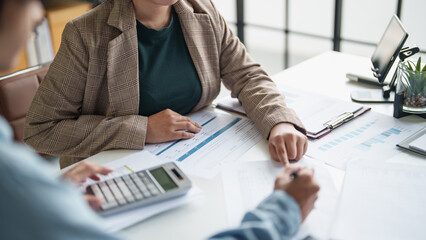 business man Auditor or internal revenue service staff checking annual financial statements company Audit &nbsp;Accounting tax.