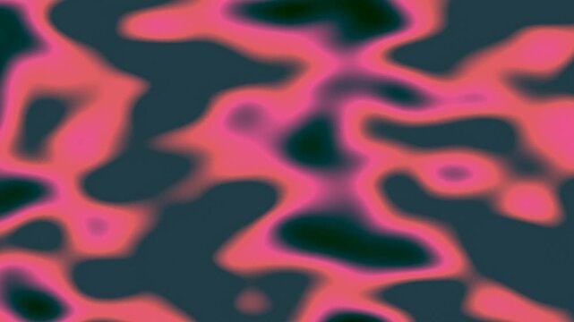 Soft blue green and black abstract fluid pattern with organic amorphous shapes and blurred motion texture