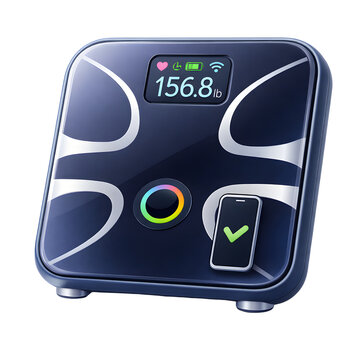 3D Smart digital weighing scale with health tracking display