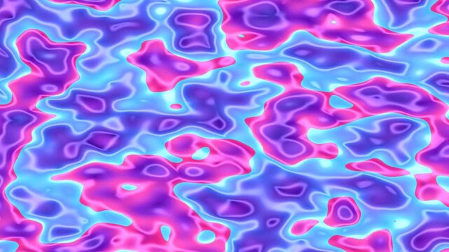 Colorful abstract wavy pattern with vibrant blue and pink shades flowing beautifully