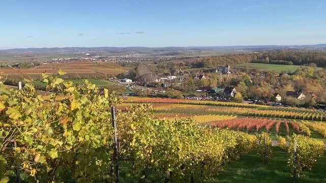 In the vineyards close to Heilbronn, Germany, Michaelsberg, Michael's mountain