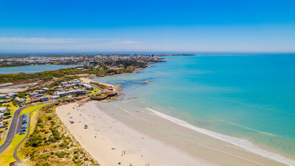 Aerial View of Long Beach, Robe, South Australia