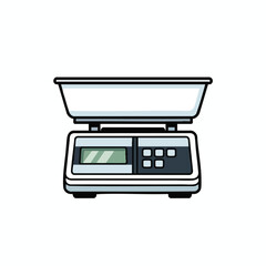 Digital Kitchen Scale Illustration