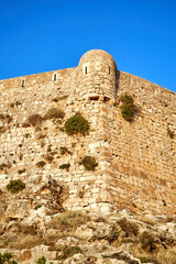 walls of the Venetian, medieval fortress in the city of Rethymnon on the island of Crete © GKor