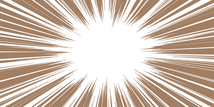 A vibrant radial sunburst background features bright yellow rays exploding from a central starburst pattern to create a glowing abstract vector illustration design