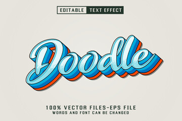 Doodle Editable Text Effect