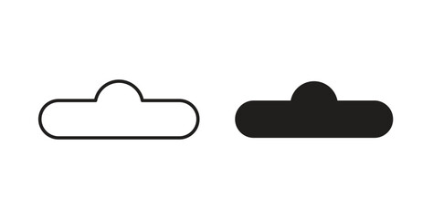 Obraz premium Euro hook icon symbol vector graphic designs on white. Best for ui Design