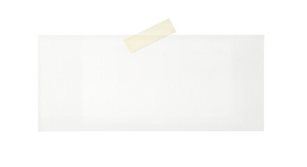 Blank white sticky note or memo pad with single yellow post-it note, for reminder or to-do list,...