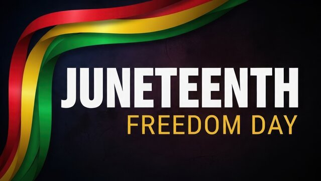Juneteenth freedom day celebration african american heritage banner