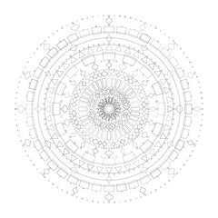 Floral Mandala Design, Vector, Illustration