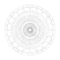 Floral Mandala Design, Vector, Illustration