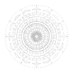Floral Mandala Design, Vector, Illustration