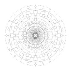 Floral Mandala Design, Vector, Illustration