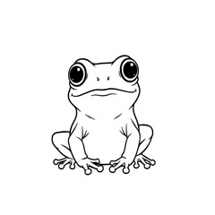 Cute Frog Outline