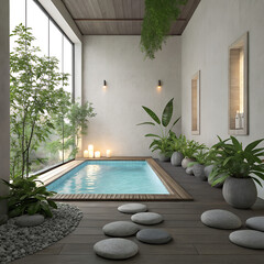 luxury swimming pool