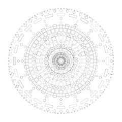 Floral Mandala Design, Illustration, Vector