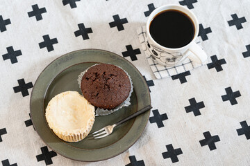 北欧の食器とインテリア,ケーキ,コーヒー