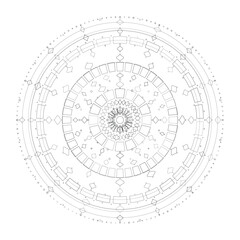 Floral Mandala Design, Illustration, Vector