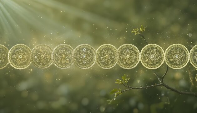 Fibonacci Sequence Graphic Featuring Spirals and Golden Ratio Patterns, Ideal as Wallpaper, Background, or Design Asset