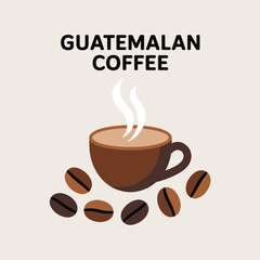Obraz premium Guatemala Coffee Cup