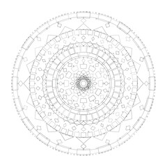 Floral Mandala Design, Illustration, Vector