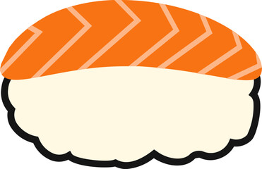 Sushi and Japanese Cuisine Illustration © woonyoung