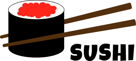 Sushi and Japanese Cuisine Illustration © woonyoung