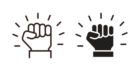 Empowerment icon vector Illustration logo template pack