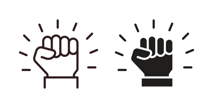 Empowerment icon vector Illustration logo template pack