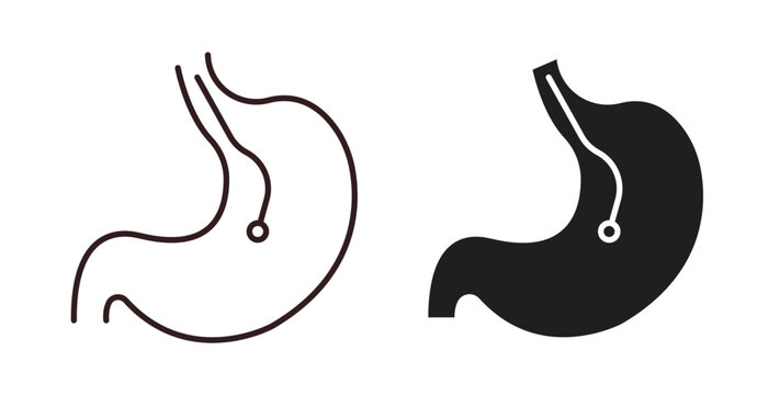 Endoscopy icon vector Illustration logo template pack