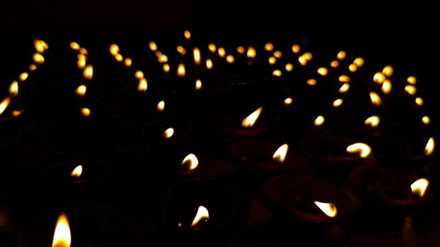 Candlelight Glow: Serene Illumination in the Dark