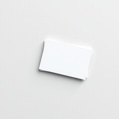 Blank paper on light background