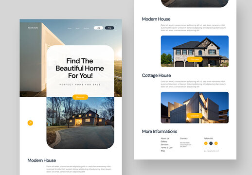 Real Estate Email Newsletter Layout