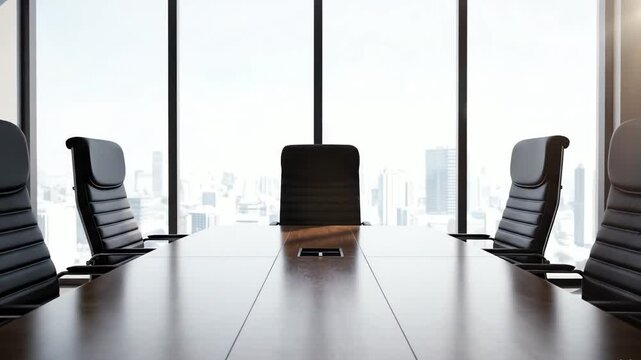 Neutral Ending Frame With Flat Balanced Light for Corporate Closing Background &ndash; AI Generated