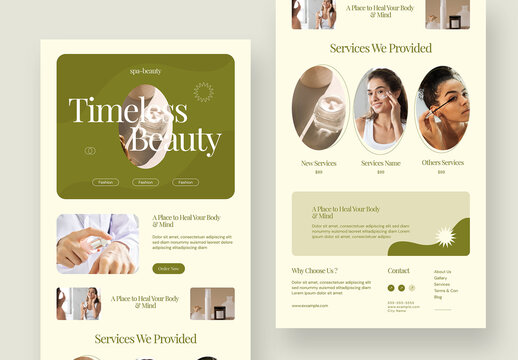 Spa Email Newsletter Template