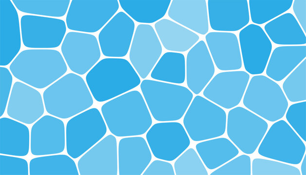 blue and white grid line voronoi pattern wallpaper design