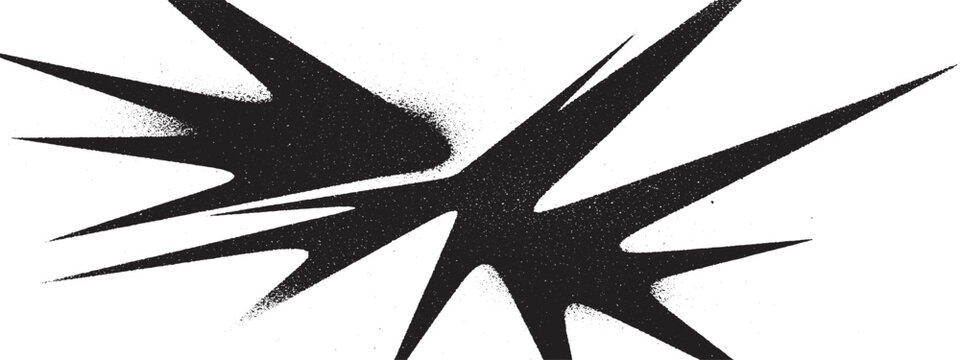 dark balck brush grafiti design 