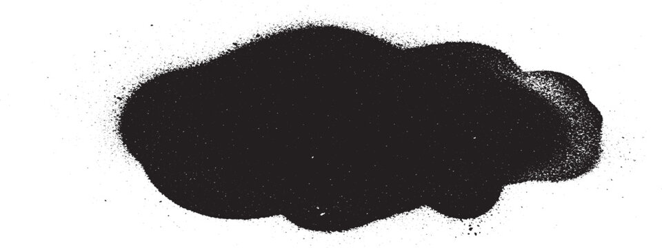 blob black and wite graffiti brush storke 