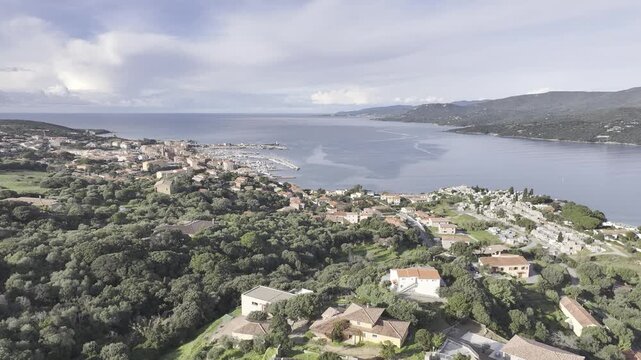 Propriano vu du ciel, Corse, corsica