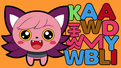 set of funny animals