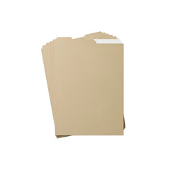 Stack of manila file folders